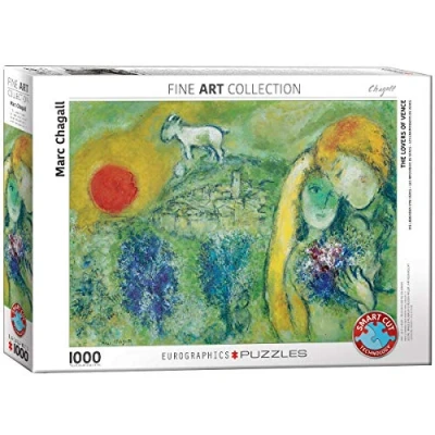 Image of Eurographics 6000 0848 The Lovers of Vence by Marc Chagall Puzzle, various, 48 x 68 cm