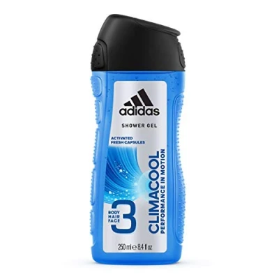 Image of Adidas Sport Sensation Climacool 3in1 Body, Hair and Face Shower Gel for Men, 250ml