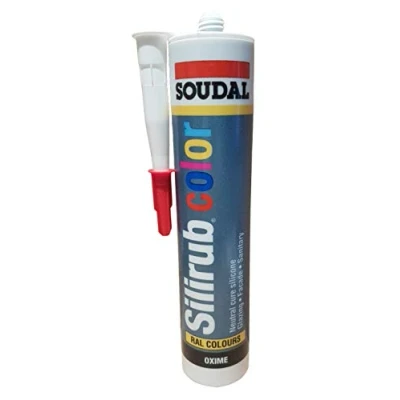 Image of Light Grey Silicone Caulk Mastic Sealant RAL7035 310ml