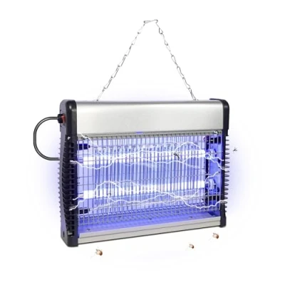 Image of Prem i air Electronic Insect Killer Zapper with 2 x 4.5W LED Bug Attracting UV Tubes and High Voltage Dispatch Grid, Hanging Chain For Fly, Mosquito, Bugs. Areas Up To 50 SQM