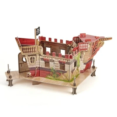 Image of Papo 60254 Fort PIRATES AND CORSAIRS Figurine, Multicolour, Medium