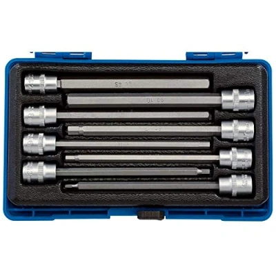 Image of Draper Hexagonal Socket Bit Set, 3/8&quot; Sq. Dr. (8 Piece)