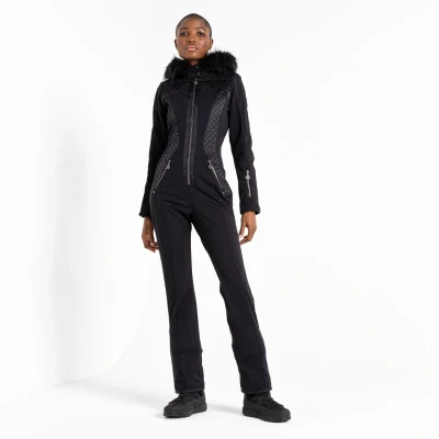 Image of Dare 2b Julien Macdonald Women&#039;s Lightweight Supremacy Snowsuit Black, Size: 12