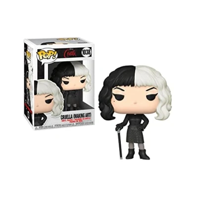 Image of Funko POP! Disney: Cruella De Vil In Checkered Black Collectable Vinyl Figure Gift Idea Official Merchandise Toys for Kids &amp; Adults Movies Fans