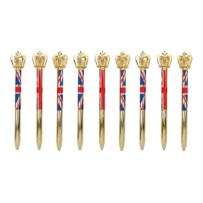 Image of ShopEwebb Set of 9 Union Jack London Icons Pictures Design Pen UK Souvenir