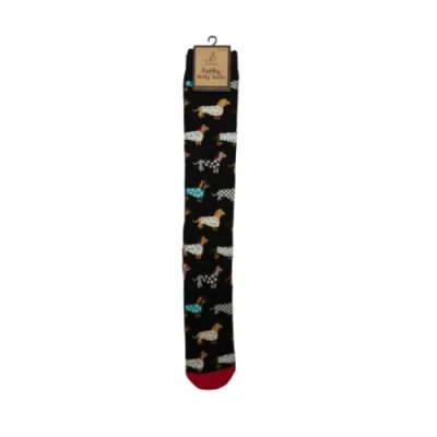 Image of Bartleby Funky Welly Socks Trendy Dachshunds