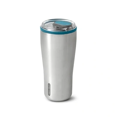 Image of Black+Blum Insulated Tumbler 18/8 Stainless Steel Vacuum Travel with Leak Proof, Lockable Lid Keeps Hot for 6hrs, Cold 8hrs, Ocean 600ml