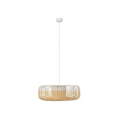 Image of Forestier Bamboo Light XL pendant lamp 60 cm white