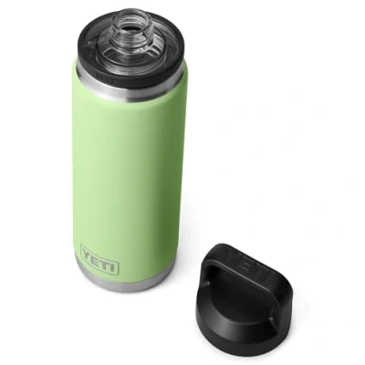 Image of YETI Rambler Bottle Chug, Vaccum Insulated Stainless Steel with Chug Cap, Key Lime, 26 oz (760 ml)
