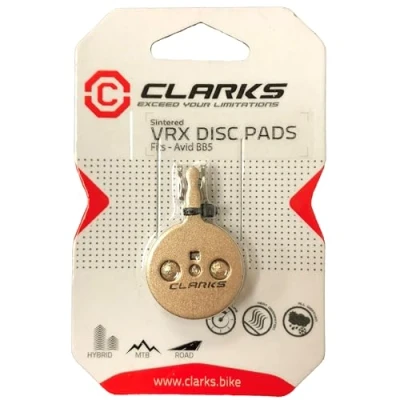 Image of Clarks Cycle Systems Disc Brake Pads, Compatible with Avid BB5, CMD 17, 17R, Sintered Pad Compound