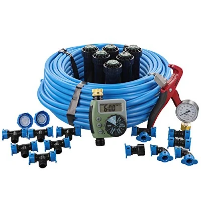 Image of Orbit Sprinkler Kit, Stainless Steel, Green