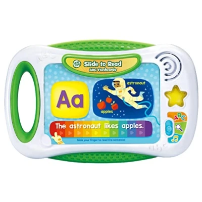 Image of LeapFrog Slide to Read ABC Flashcards, Easy Learning, Finger Reading Learn Letters, Objects, Sounds &amp; Sentences, Educational Gift for Toddler 3, 4, 5 Years, English Version