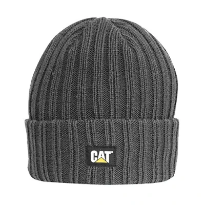 Image of Caterpillar Men&#039;s Rib Watch Cap, Graphite, One Size