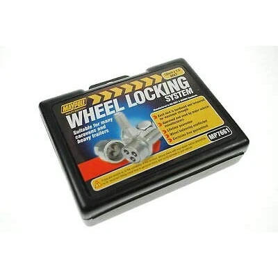 Image of Pair (x2) of locking wheel bolts, M12 x 1.5mm, Trailers, Caravans, Maypole, Ifor,