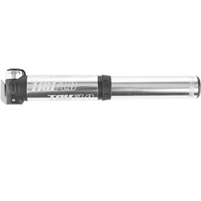 Image of Road+ CNC high pressure pump, flexi head, presta &amp; Schrader, silver