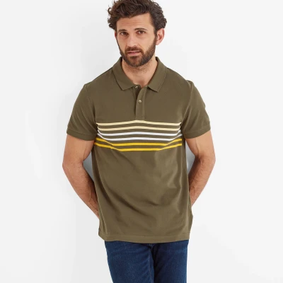Image of TOG24 Bolton Polo shirt, Men&#039;s, Size: Large, Khaki