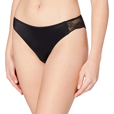 Image of Maidenform Women&#039;s Comfort Devotion Lace Back Tanga Brief, Black (Black), M
