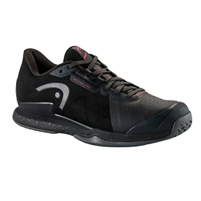 Image of HEAD Men&#039;s Sprint Pro 3.5 Tennis Shoe, Black red, 46 EU