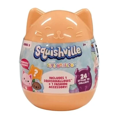 Image of Squishville by Squishmallows Blind Plush Series 8, Official Kellytoy, One Single Mystery Plush!, Great Gift For Kids