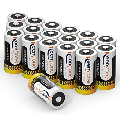 Image of Keenstone 3V 1400mAh Lithium Batteries, Pack of 18 for Flashlight, Intelligent Instrumentation, Microphones, etc