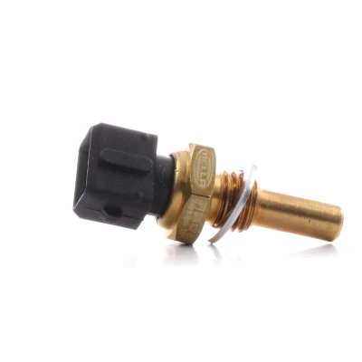 Image of 24206, 24262 Coolant Temperature Sensor HELLA 6PT 009 107 501 black with seal VOLVO: 940 II Saloon, Estate, I Estate