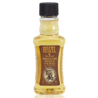 Image of Reuzel Grooming Tonic Pro Oil Treatment For Men With Organic And Natural Ingredients Pure, Vegan Serum That Gives Hair Essential Strength Moisture Apple No Fragrance 3.38 oz