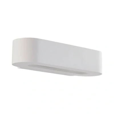 Image of Wall Light &#039;Fioni&#039; dimmable (Modern) in White Made of Plaster/Clay for e.g. Living Room &amp; Dining (2 Sources, G9) from Lindby Lighting, lamp