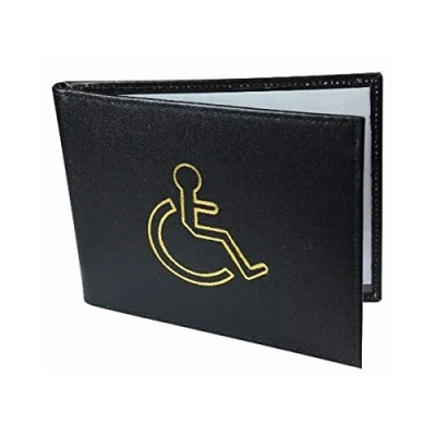 Image of Black Disabled Parking Permit Holder