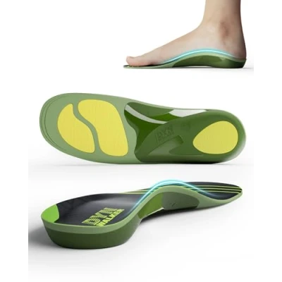 Image of Insoles for Plantar Fasciitis, DynWalker High Arch Support Insoles, Prevent Flat Feet, Overpronation, Bunion，Great Long Standing &amp; Walking, L