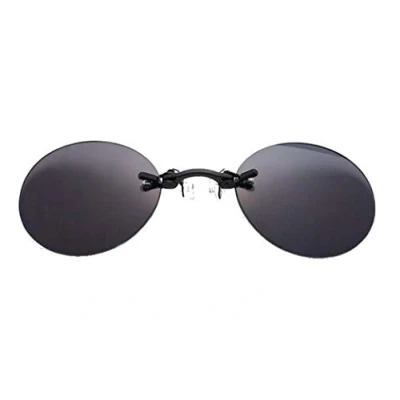 Image of The Movie Shop Ltd Morpheus Style Sunglasses, Rimless/Smoke Lens
