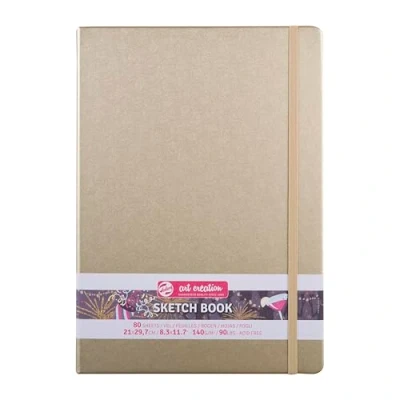 Image of Talens Art Creation Sketchbook 80 Sheets, 21 cm x 30 cm, White Gold