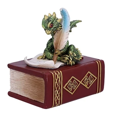 Image of Nemesis Now Scribe Box, Red, 13.8cm
