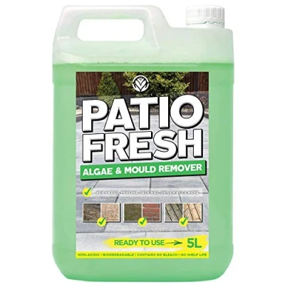 Image of GardenersDream Patio Cleaner 1 x 5L Ready To Use Outdoor Algae &amp; Mould Remover for Fencing Decking Patios Outside 5 Litre Bottle of Pet Safe Just Simply Spray Solution