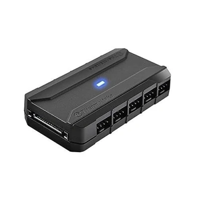 Image of Thermaltake Commander FP SATA Powered 10 Port 4 Pin PWM Fan Hub AC 023 AN1NAN A1