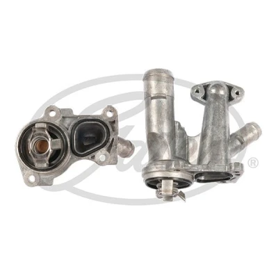 Image of 31359806 Engine thermostat GATES TH60490G1 90C with gaskets/seals housing VOLVO: S60 II, V70 3, S80 II