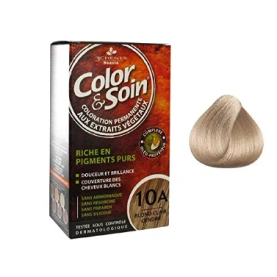 Image of Les 3 Chênes Color &amp; Soin Permanent Care Light Ash Blond: 10A