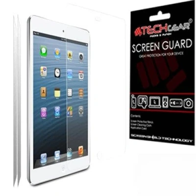 Image of TECHGEAR [2 Pack] Screen Protectors for iPad Mini 2 Clear Lcd Compatible With Apple 2, Cleaning Cloth &amp; Application Card