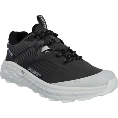 Image of HI TEC FUSE Trail Hiking shoes, Men&#039;s, Size: 9, Black/charcoal/cool grey Textile/synthetics
