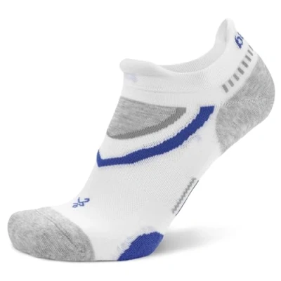 Image of Balega Unisex Ultraglide Socks, White/Mid Grey, XL UK
