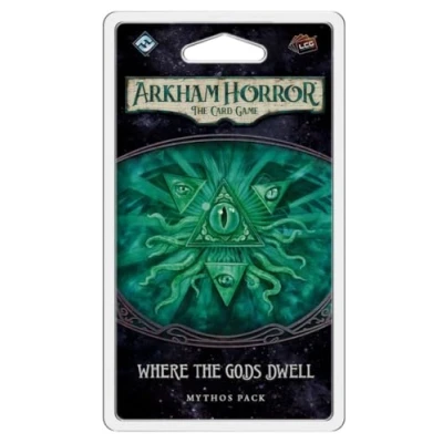 Image of Fantasy Flight Games, Arkham Horror the Card Game: Mythos Pack 5.5. Where Gods Dwell, Ages 14+, 1 to 4 Players, 60 120 Minutes Playing Time