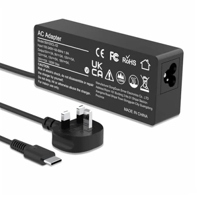 Image of 100W USB C Charger Compatible with Mac book pro/iPad Pro, HP Lenovo Dell Asus Acer Samsung Google Laptop Chromebook Fast Type and All