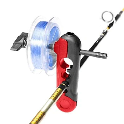 Image of VBESTLIFE Fishing Line Spooler, Portable ABS Reel Winder, Accommodates Varying Spool Sizes, Accessory, Ambidextrous, 0.05 kg