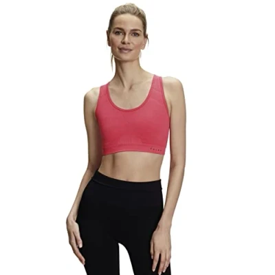Image of FALKE Women&#039;s Madison Low Support Sports Bra, Breathable, Yellow (Babouche 1255), S (1 Piece)