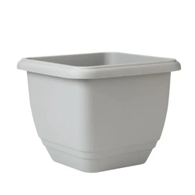 Image of Stewarts 30cm Dove Grey Square Patio Planter