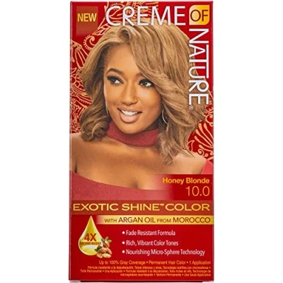 Image of Creme Of Nature Color #10.0 Honey Blonde Exotic Shine (3 Pack)