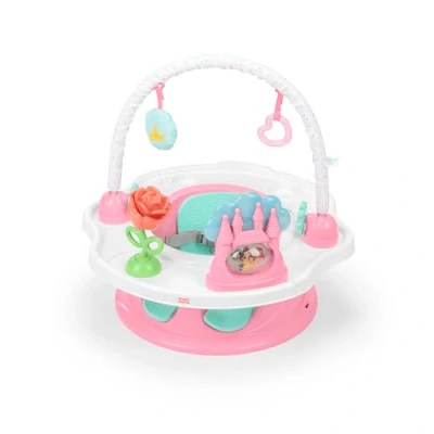 Image of Bright Starts, Disney Princess SuperSeat, Fun Baby Seat for Sitting Up, Playtime, and Meals, Ages 4 Months to Years, Pink