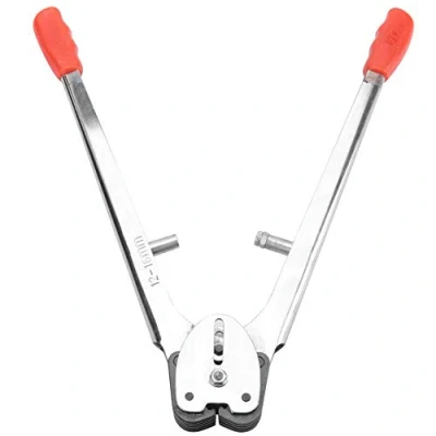 Image of Strapping Tensioner Pliers Manual Heavy Steel Strip Machine Plastic Strap Sealer for Hand Sealing Packing