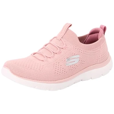 Image of Skechers Womens Summits Top Player Sneaker, Fuchsia, 3 UK
