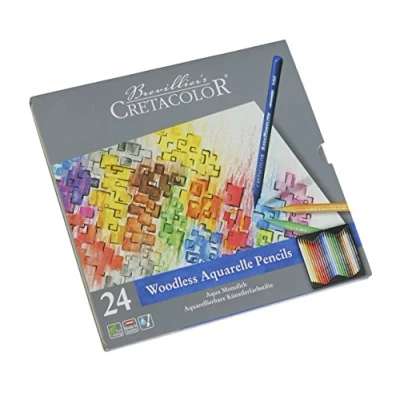 Image of Cretacolor 15 25 024 250 Aqua Monolith Refill Pack of 24, Multicoloured, 24 stück (1er Pack)