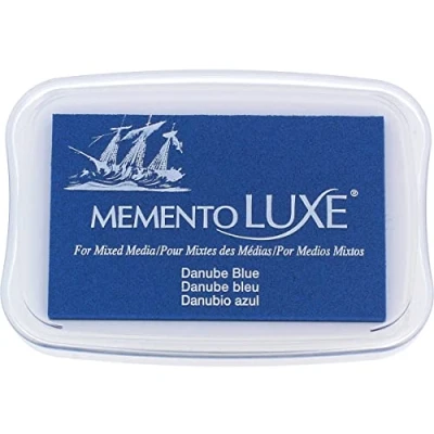 Image of Tsukineko Memento Luxe Mixed Media Ink Pad Danube Blue